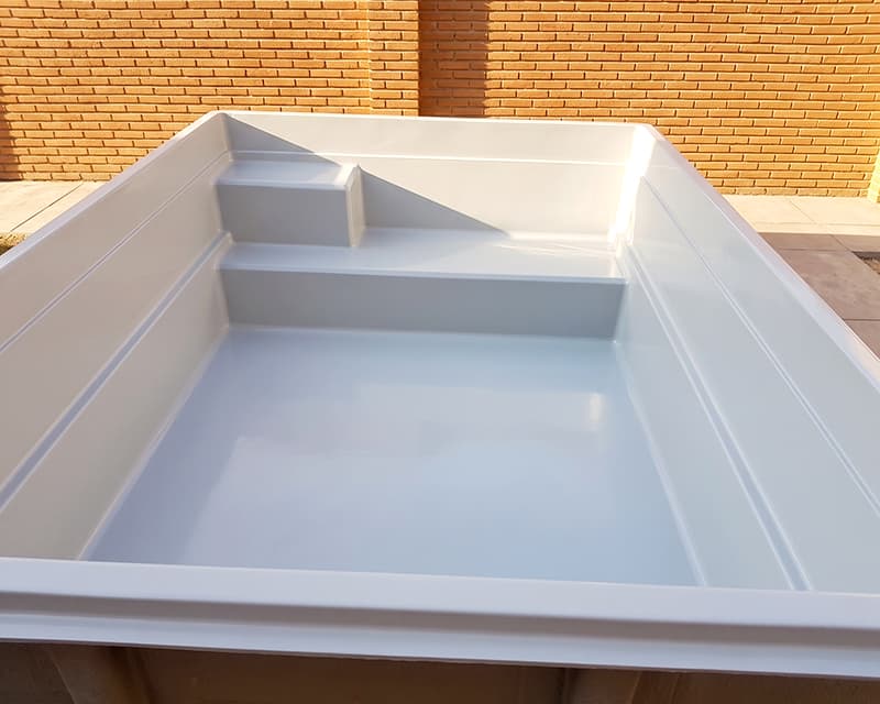 Piscina pequeña vacía Olivia90 color blanco