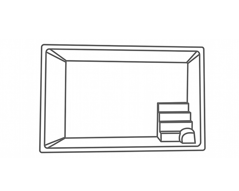 Esquema piscina poliester Lunera