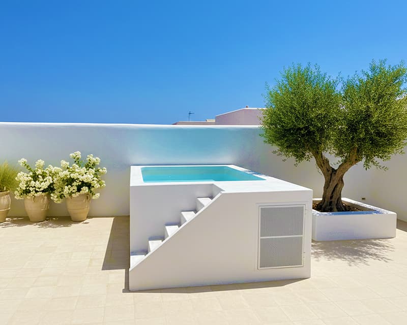 Piscina prefabricada autoportante Horizon TECH 4x2 y medio