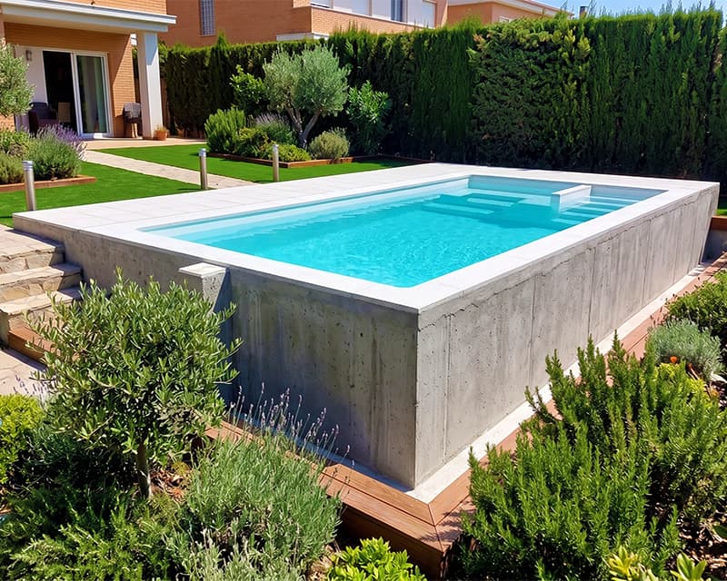 Piscina poliester elevada Matilda40 5 metros