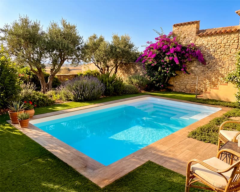 Piscina de fibra Tramuntana 5x3