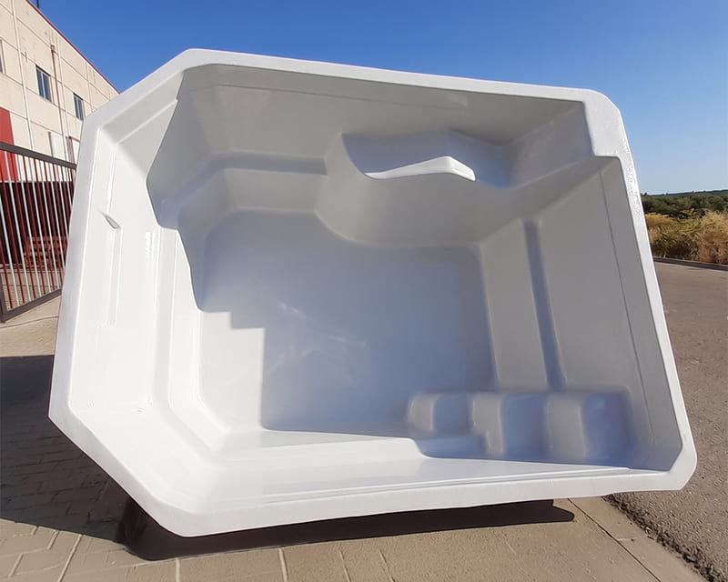 Vaso piscina poliester pequeña Mabel 3x2