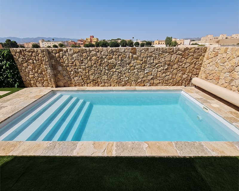 Piscina fibra 7x3 Corfu